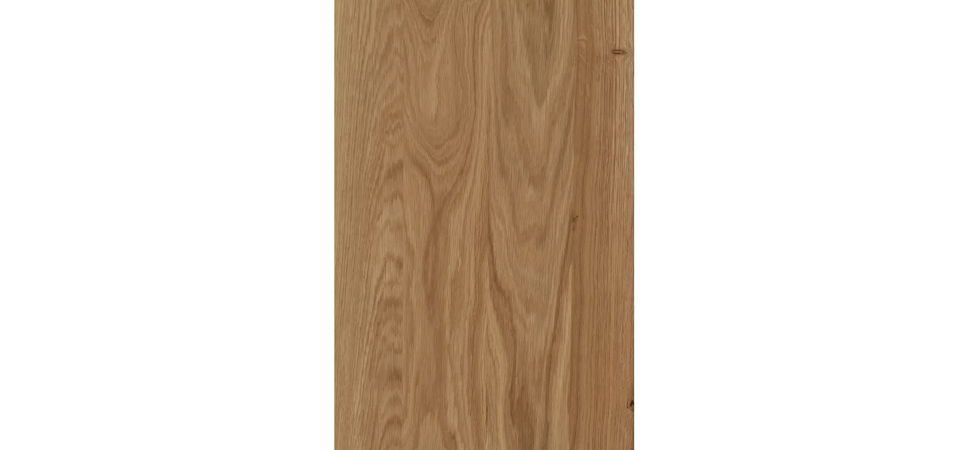 Wohnwand Due Viso - inklusive Beleuchtung, Wildeiche Roheffekt, Geölt, Glastüre