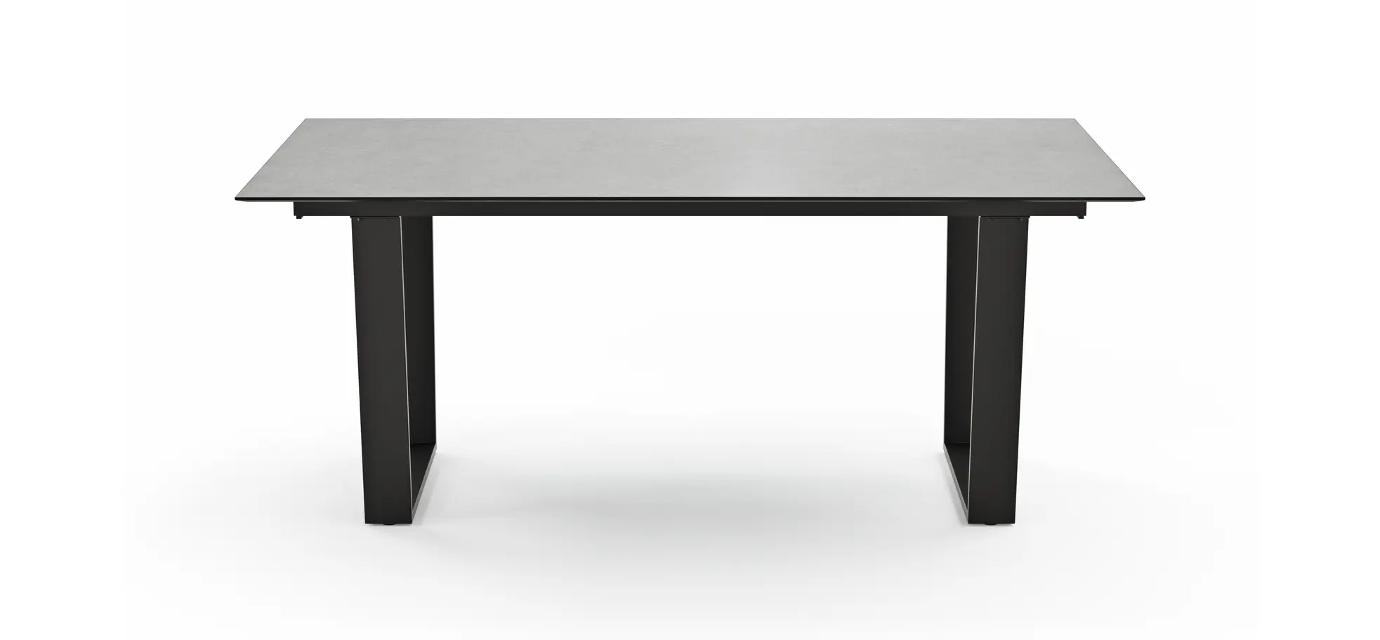 Esstisch Dinner - LB ca. 180x95 cm, Kunststoff, Hellgrau