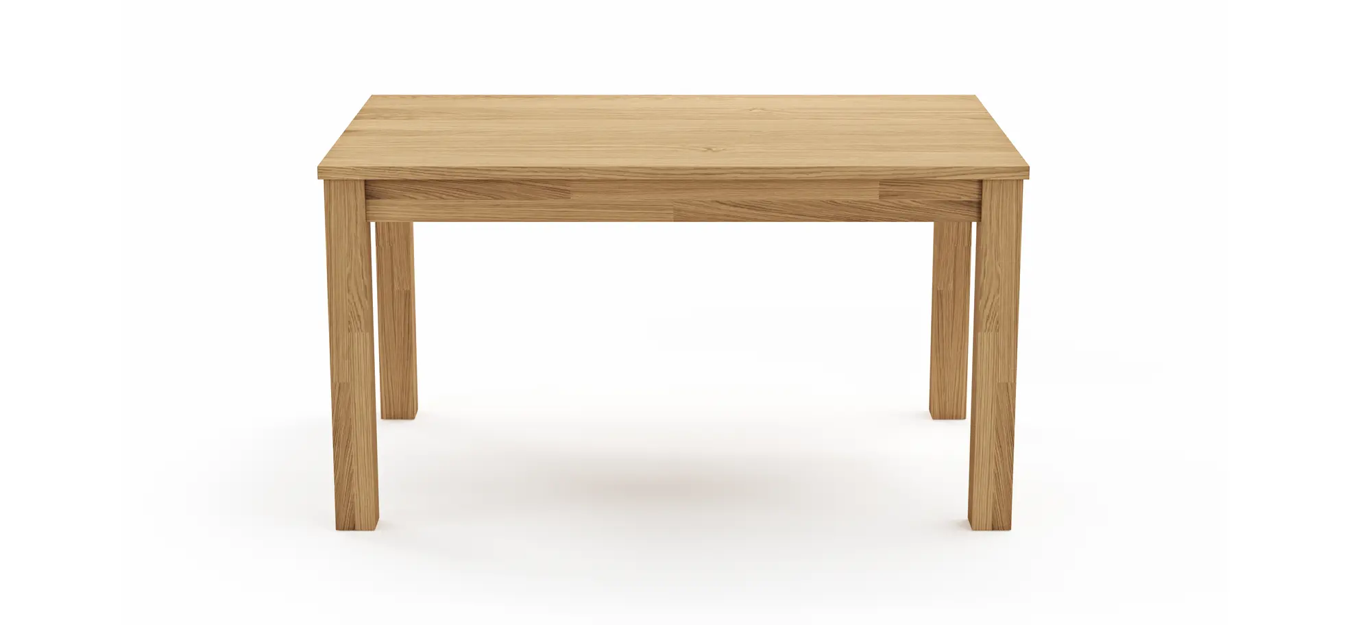 Esstisch Dinner - LB ca. 140x90 cm, Wildeiche massiv