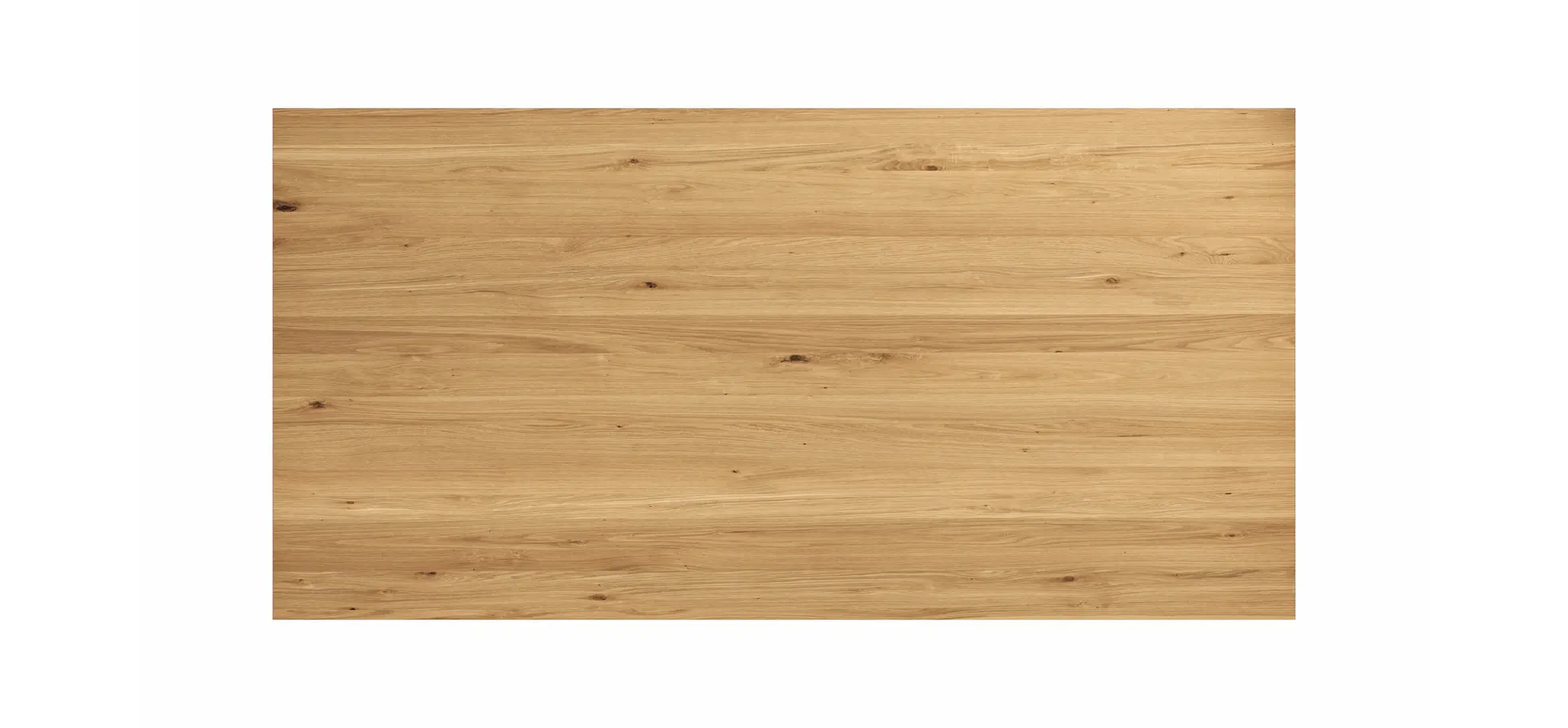 Esstisch 3100 - LB ca. 200x100 cm, beiseitig ausziehbar, Asteiche massiv, Geölt