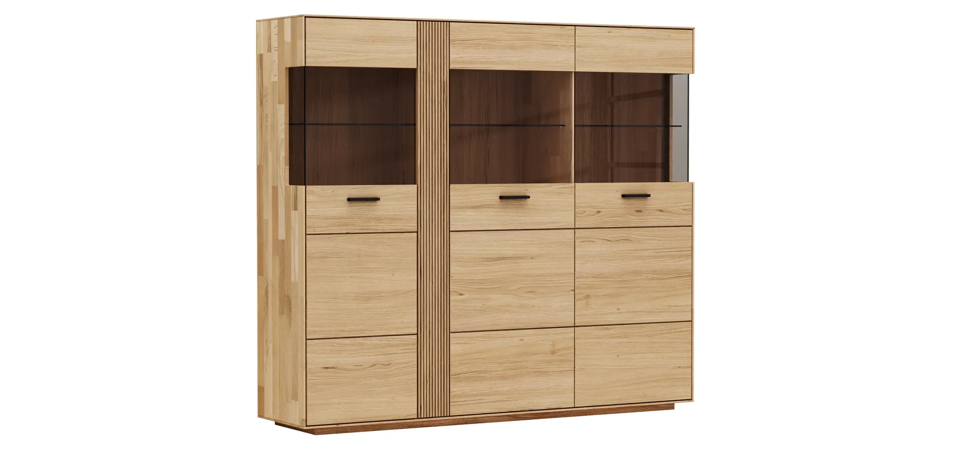 Highboard Estana - Eiche massiv, legno 3028233