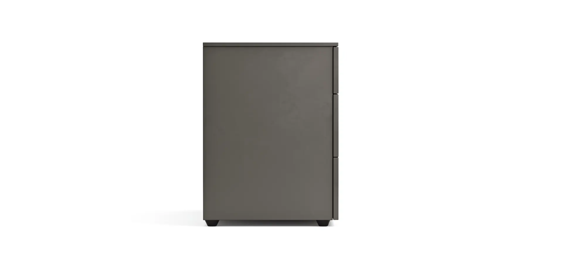 Kommode Loretto - BHT ca. 127x70x51 cm, Lack matt, Anthrazit
