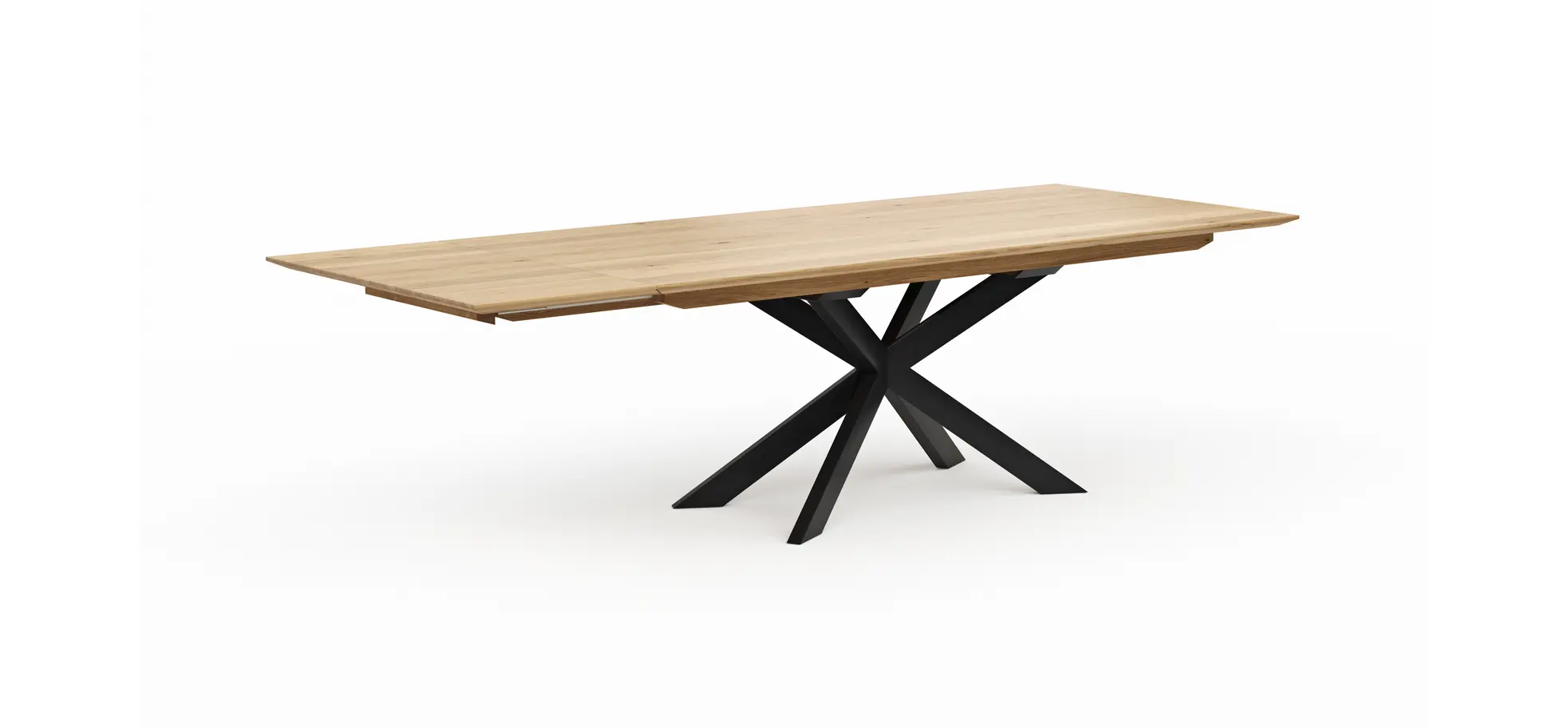 Esstisch Talara Lola - ausziehbar, LB ca. 220x100 cm, Wildeiche Bianco