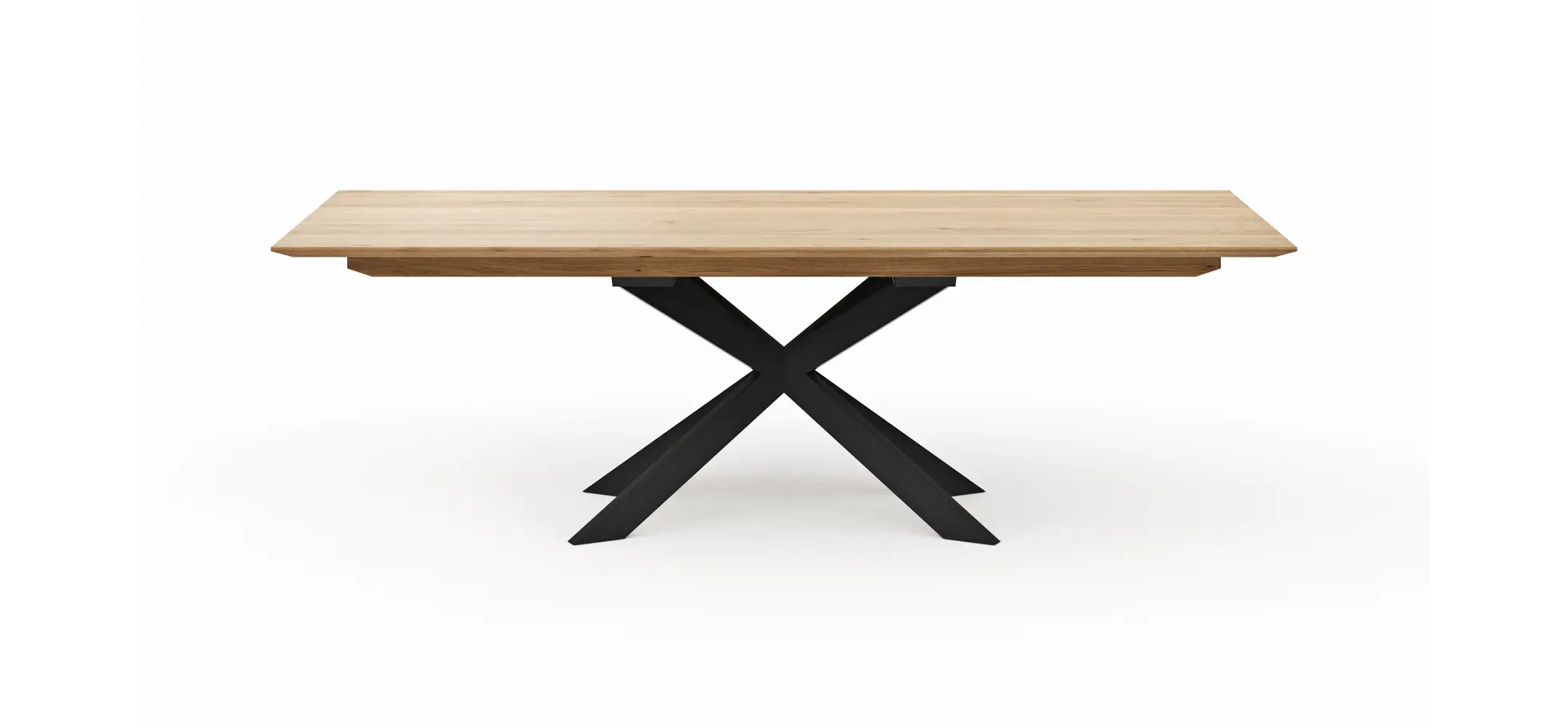 Esstisch Talara Lola - beidseitig ausziehbar, LB ca. 240x100cm, Wildeiche Bianco