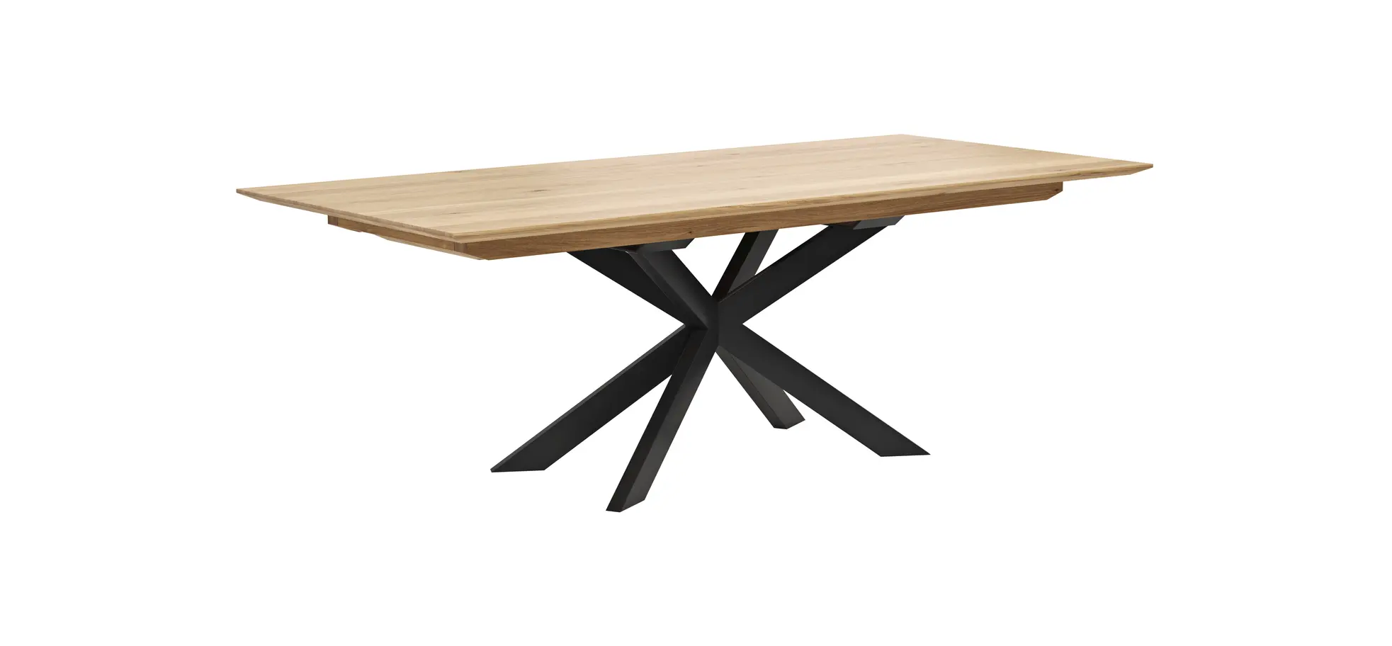 Esstisch Talara Lola - ausziehbar, LB ca. 220x100 cm, Wildeiche Bianco 1187271