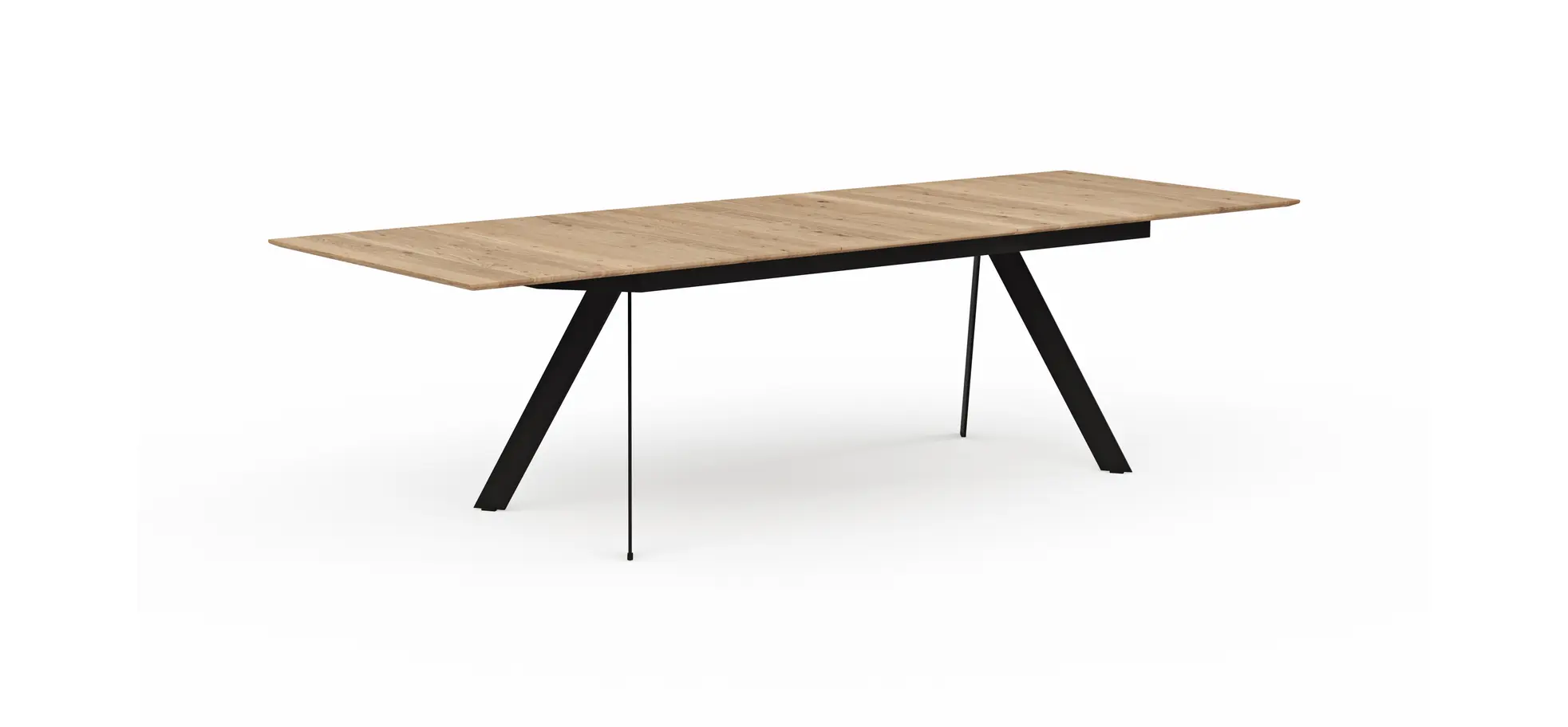 Esstisch Dinner - ausziehbar, LB ca. 220x100 cm, Eiche massiv