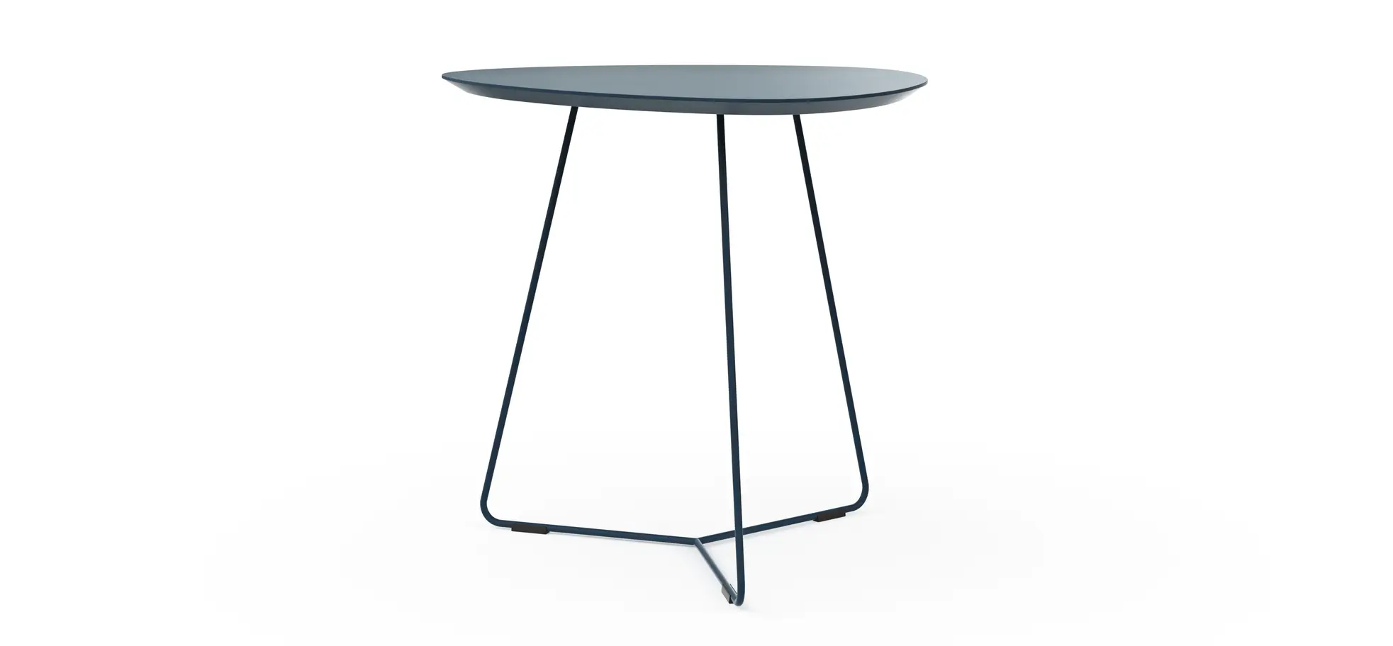 Ecktisch Fano - LBH ca. 59x50x55 cm, Fenix; Dunkelblau