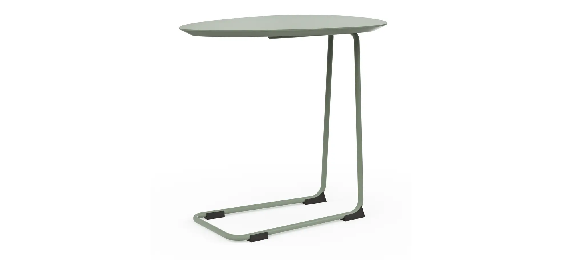 Sofatisch Fano - LBH ca. 57x39x54 cm, Fenix, Olivgrün