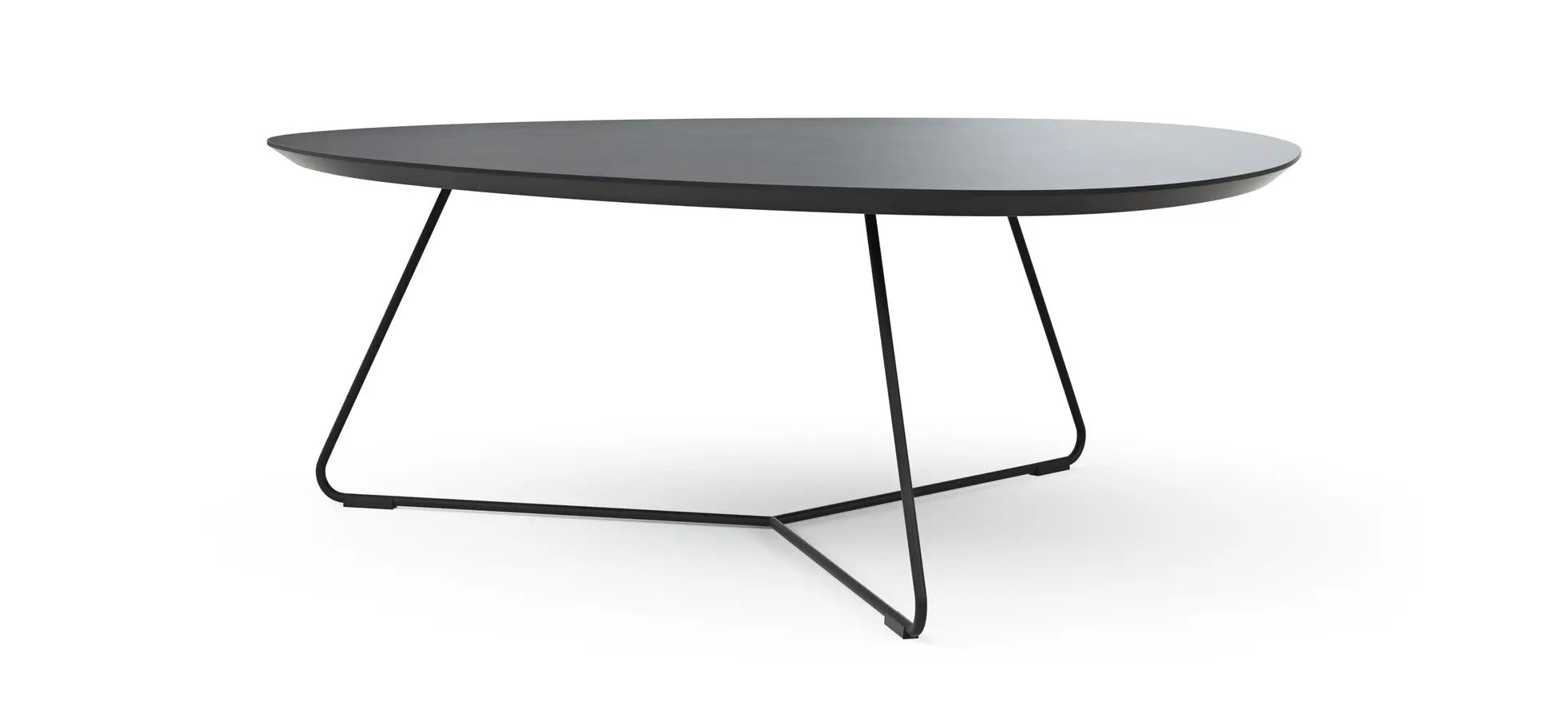 Couchtisch Fano - LBH ca. 87x78x33 cm, Fenix, Schwarz