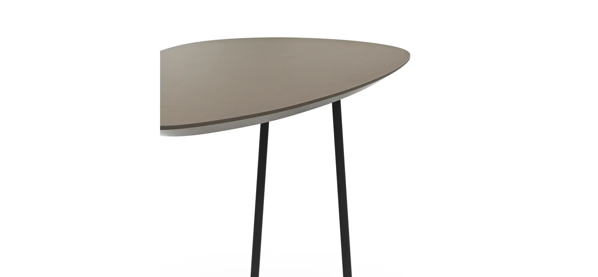 Sofatisch Fano - LBH ca. 57x39x54 cm, Fenix, Taupe