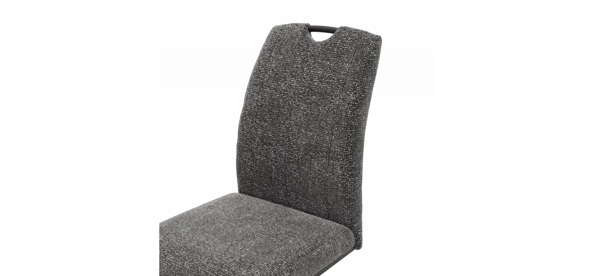 Freischwinger Dinner - Stoff, Anthrazit