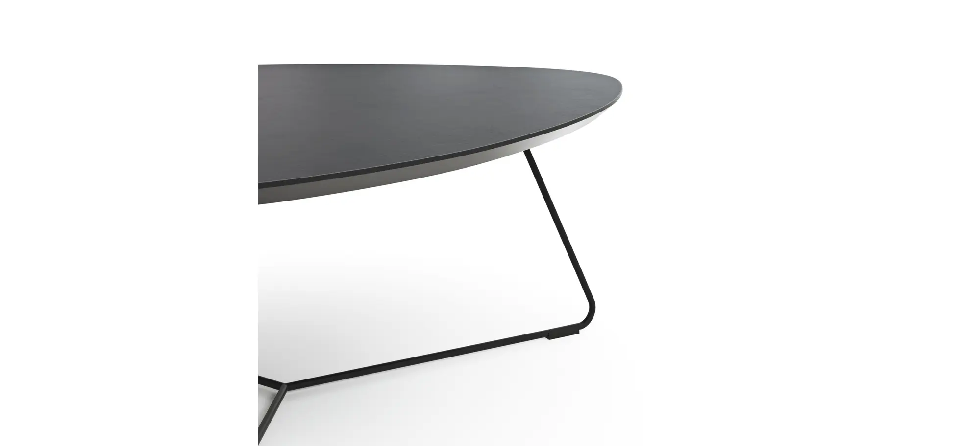 Couchtisch Fano - LBH ca. 87x78x33 cm, Fenix, Schwarz