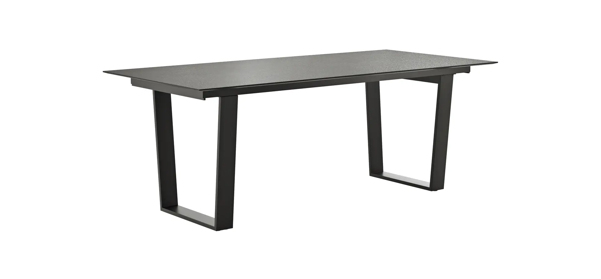 Esstisch Dinner - verlängerbar, LB ca. 200x95 cm, Kunststoff, Dunkelgrau 106232