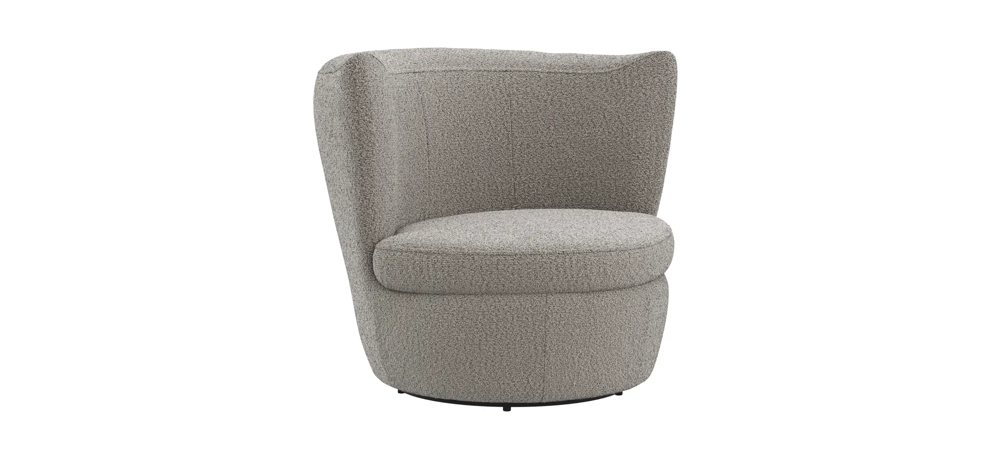 Sessel Cativa -  drehbar, Stoff, Graubeige 131643