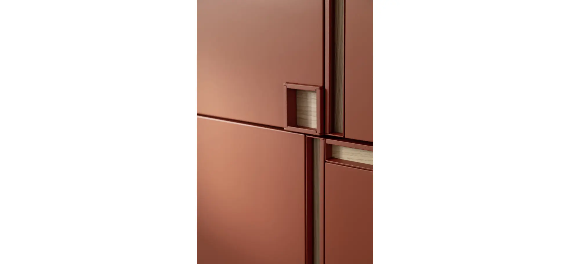 Highboard Venzone - BHT ca. 109x148x41 cm, Lack, Campari
