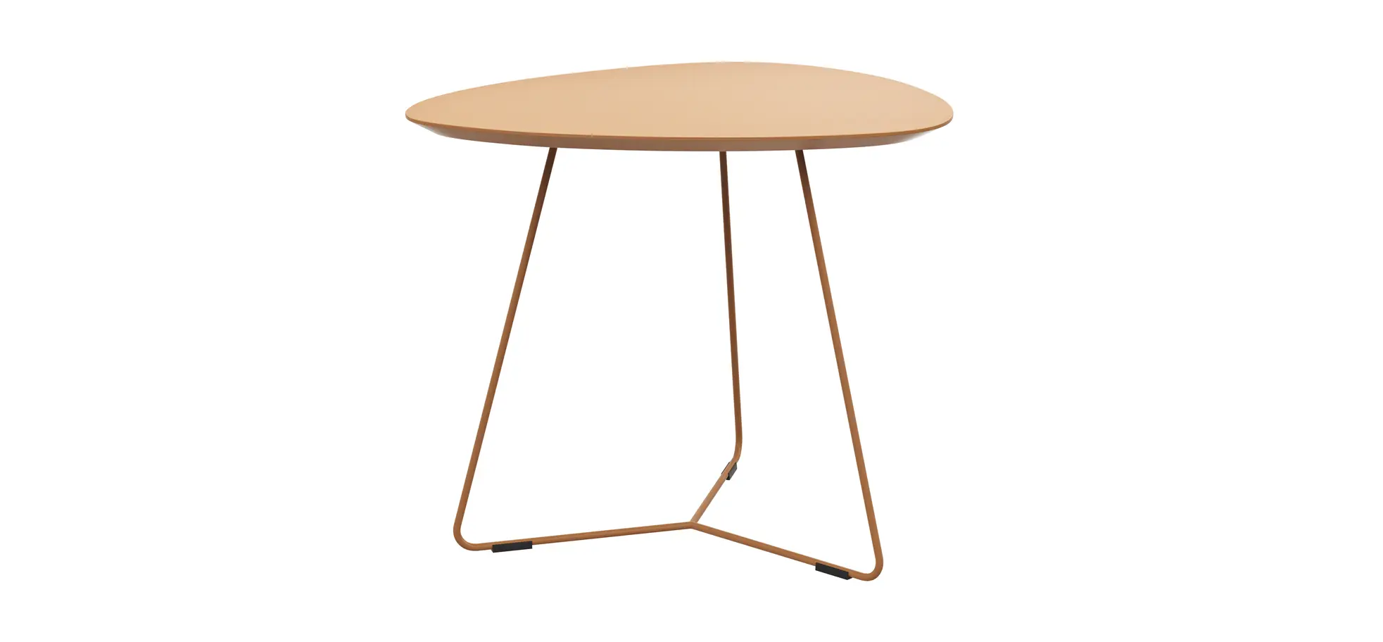 Ecktisch Fano - LBH ca. 59x50x50 cm, Fenix, Beige