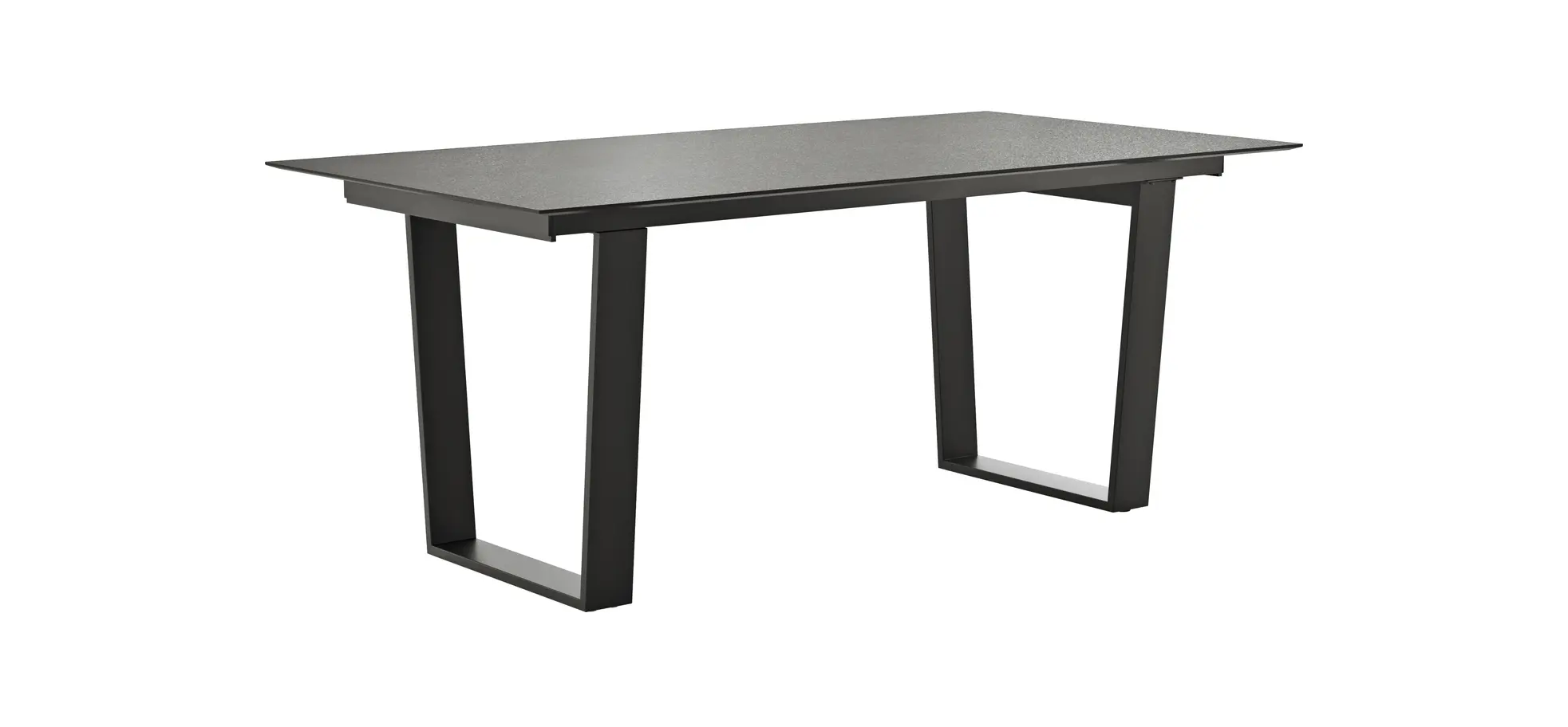 Esstisch Dinner - verlängerbar, LB ca. 180x95 cm, Kunststoff, Dunkelgrau 106238