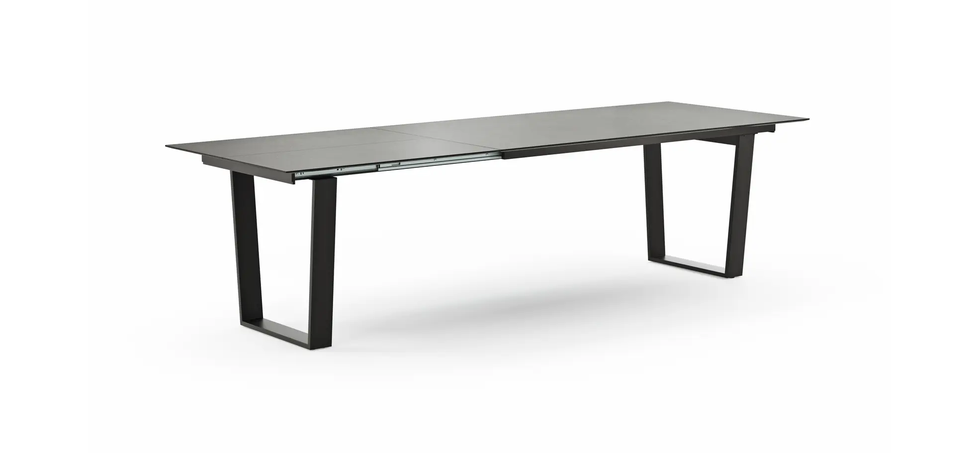 Esstisch Dinner - verlängerbar, LB ca. 180x95 cm, Kunststoff, Grau