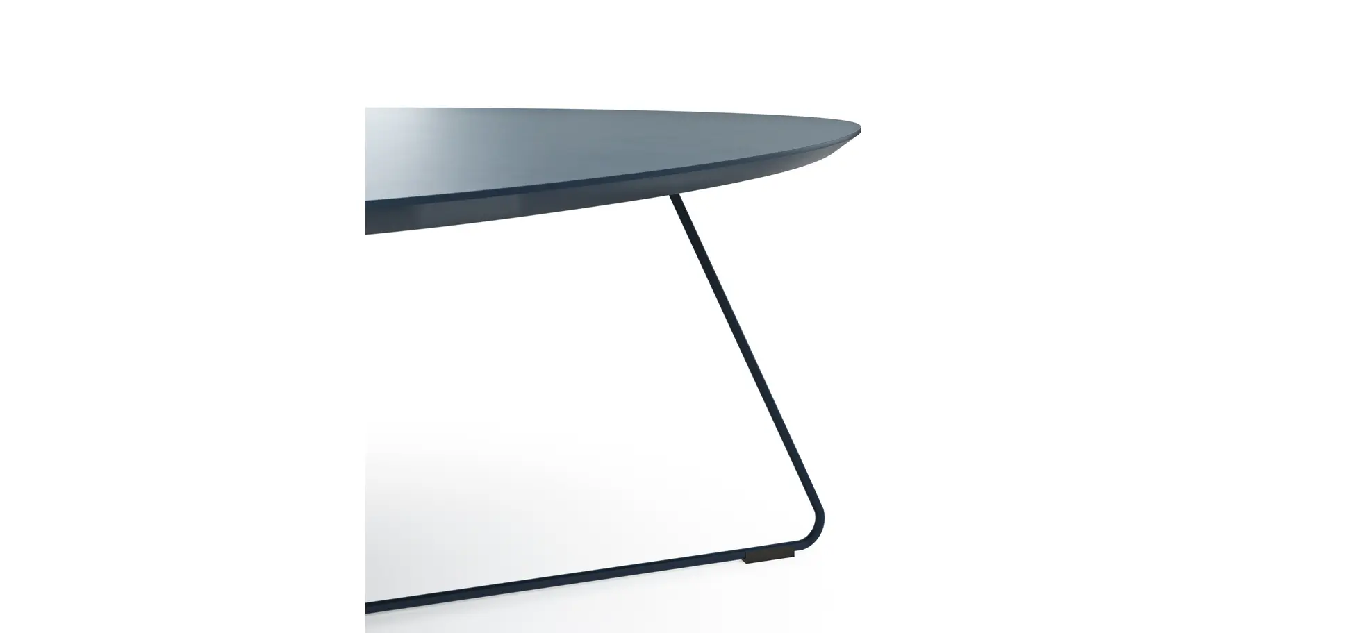 Couchtisch Fano - LBH ca. 96x86x38 cm, Fenix, Dunkelblau