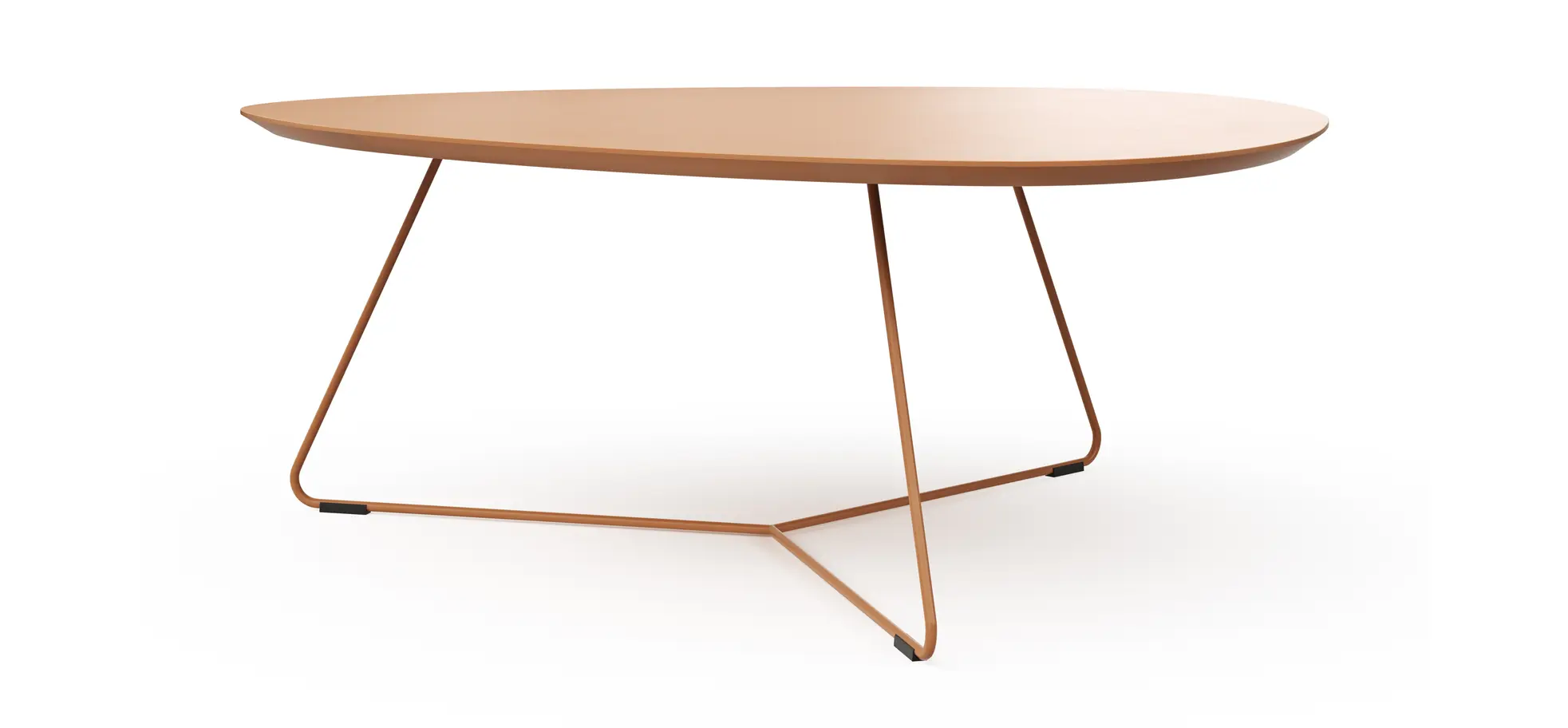 Couchtisch Fano - LBH ca. 96x86x38 cm, Fenix, Beige