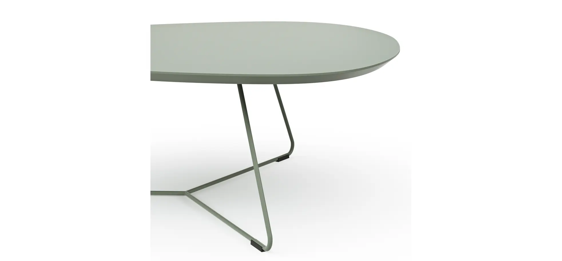 Couchtisch Fano - LBH ca. 87x78x33 cm, Fenix, Olivgrün