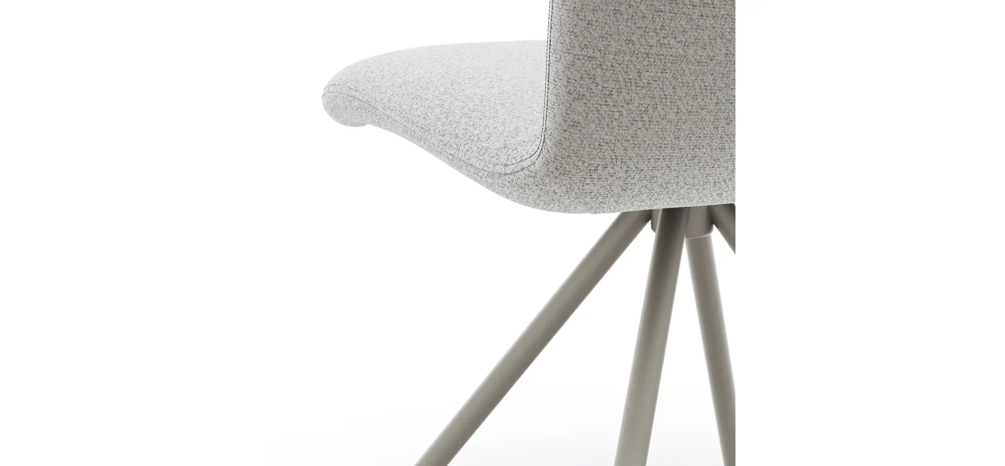 Stuhl Sedana - Stoff, Grau