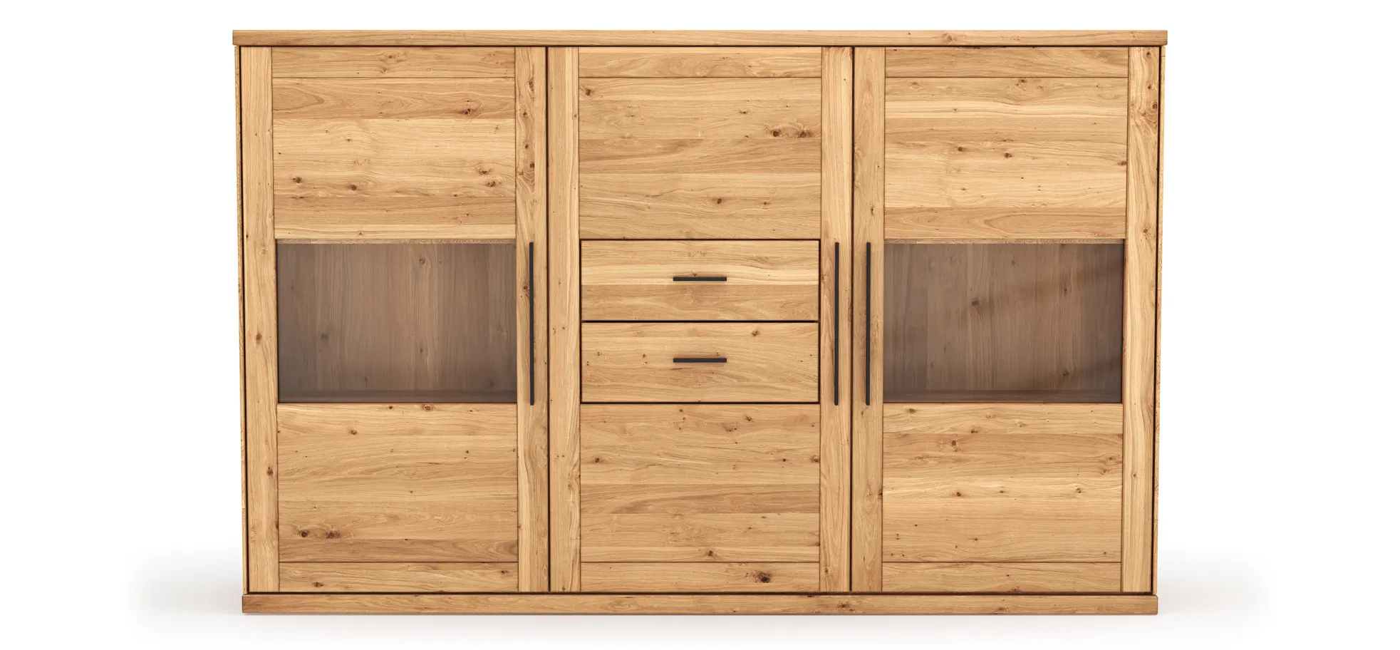 Highboard Faro 6.0 - Wildeiche massiv, natur, geölt