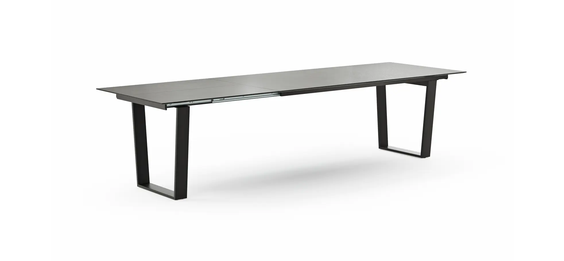 Esstisch Dinner - verlängerbar, LB ca. 200x95 cm, Kunststoff, Grau