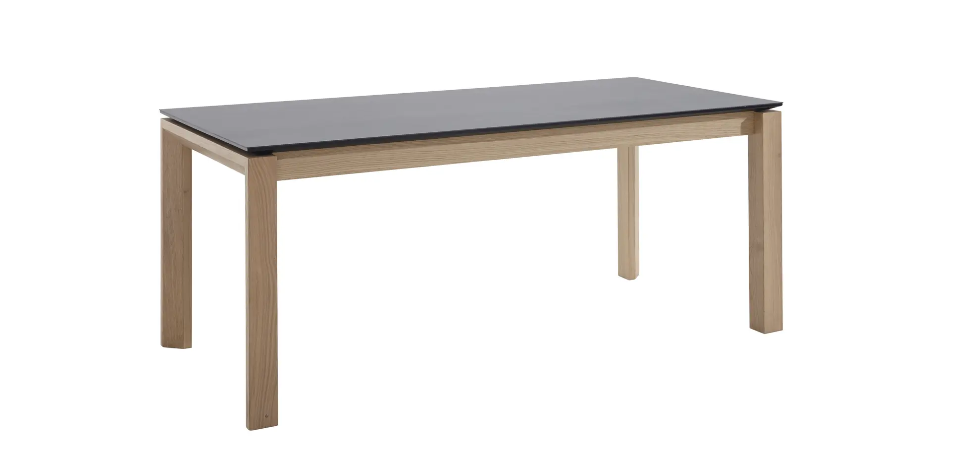 Esstisch 5000 - LB ca. 180x90 cm, Kunststoff, Dunkelgrau 109964