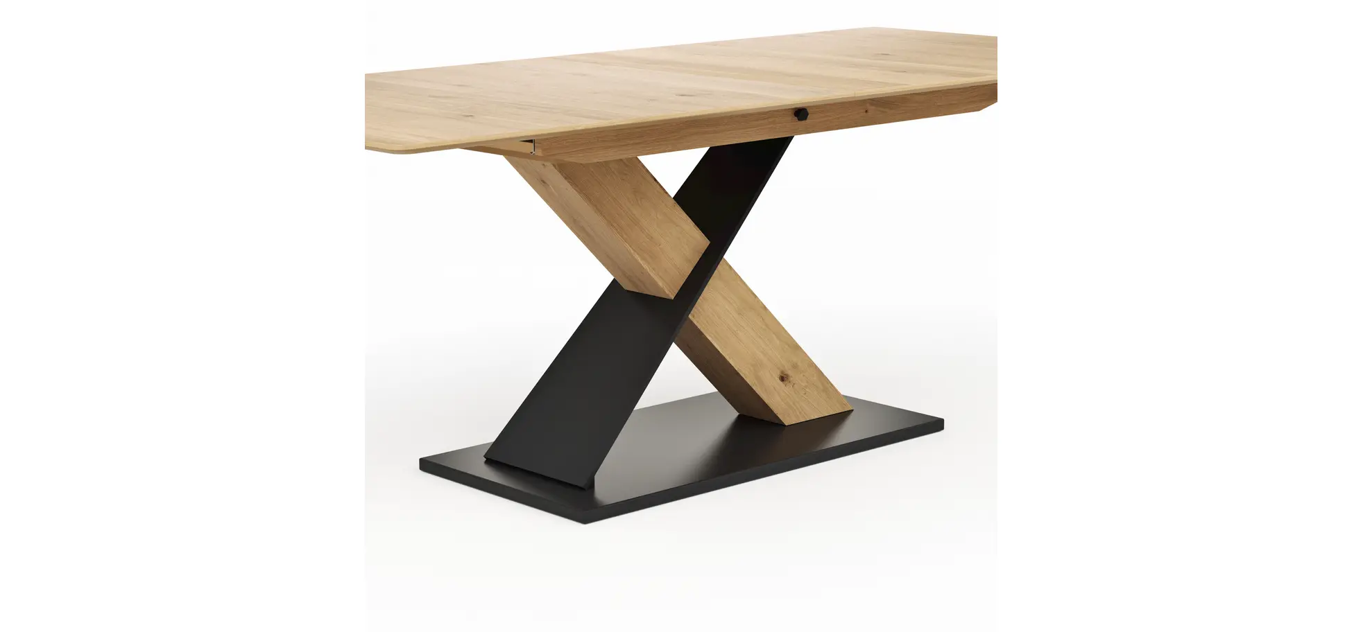 Esstisch Dinner - verlängerbar, LB ca. 180x90cm, Eiche furnier