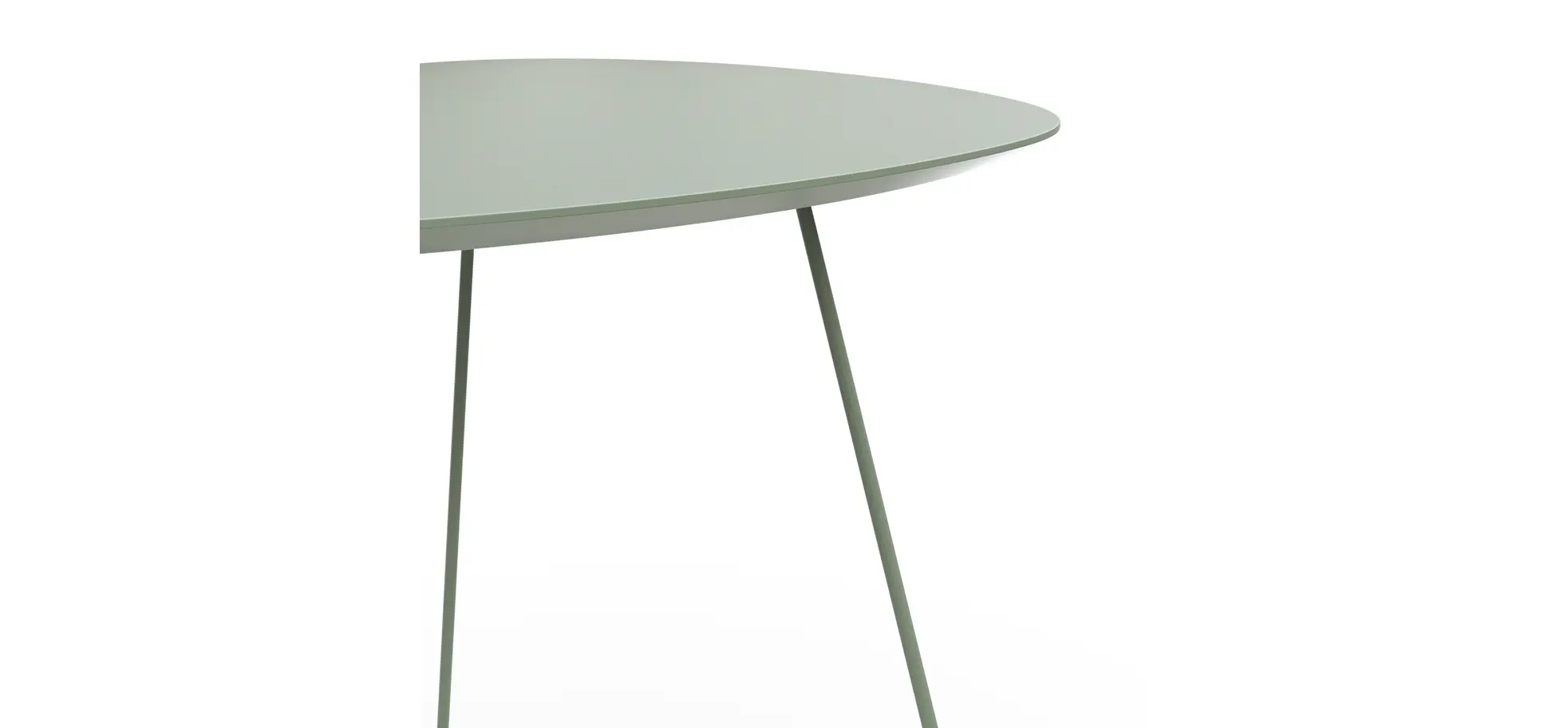 Ecktisch Fano - LBH ca. 59x50x55 cm,, Fenix, Olivgrün