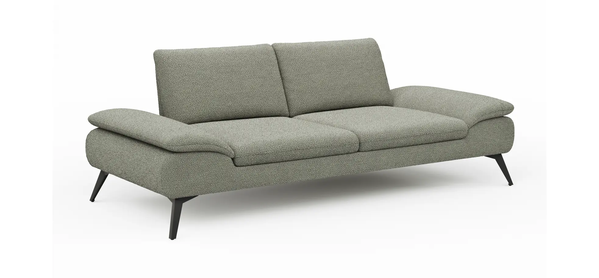 Sofa Collina - 3-Sitzer, Stoff, Eukalyptus