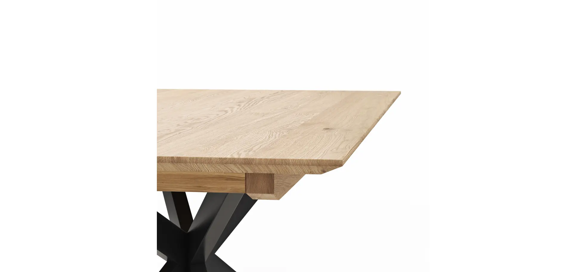 Esstisch Talara Lola - LB ca. 200x100cm, Wildeiche Bianco