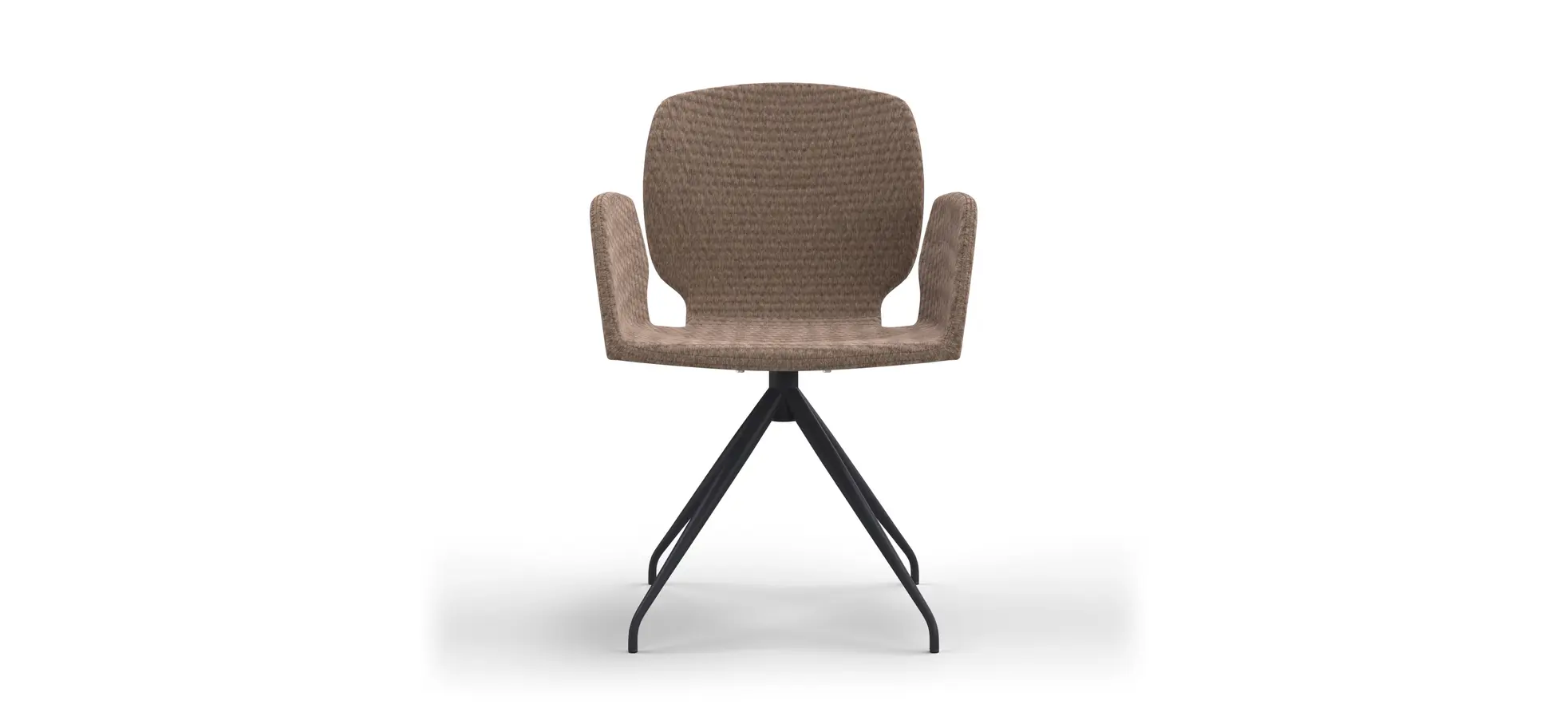 Armlehnstuhl Saltino - Stoff, Taupe