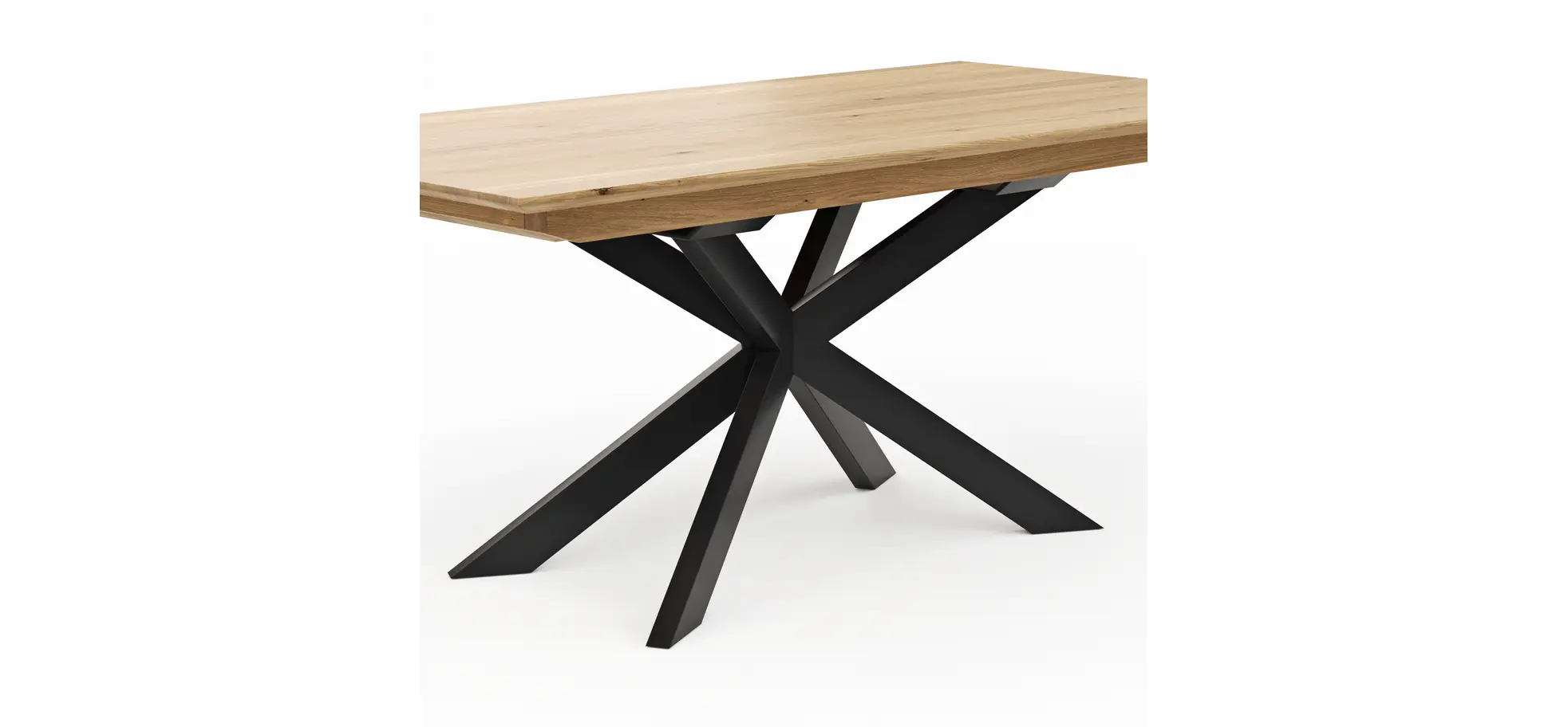 Esstisch Talara Lola - beidseitig ausziehbar, LB ca. 180x90cm, Wildeiche Bianco