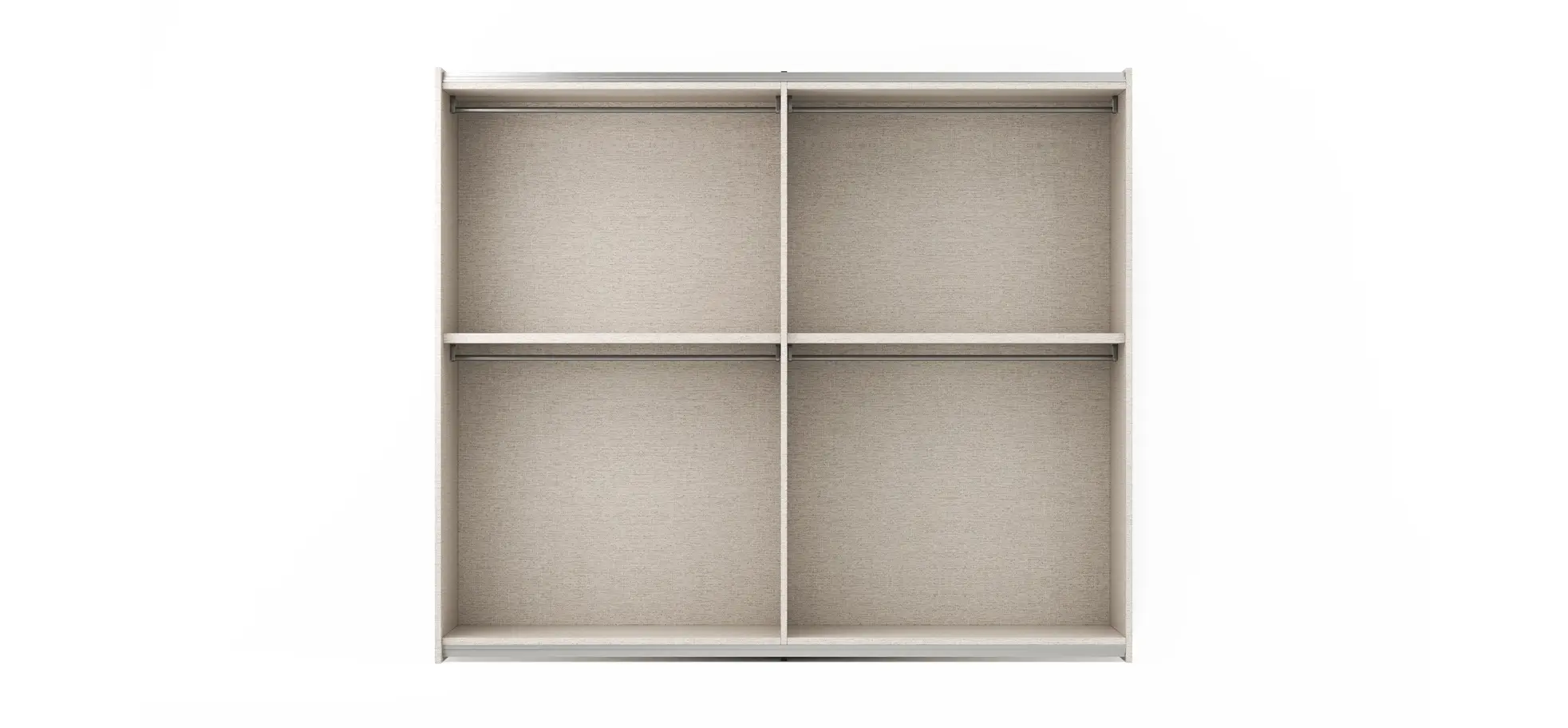Schiebetürenschrank Loretto - B ca. 280 cm, Lack matt, Anthrazit