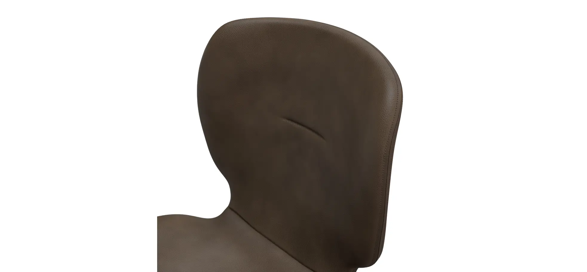 Stuhl Saltino - Leder, Dunkelbraun