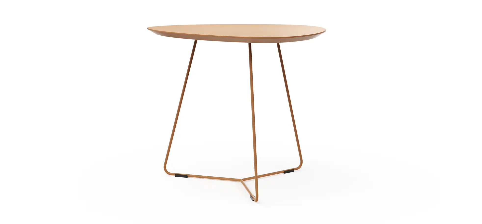 Ecktisch Fano - LBH ca. 59x50x50 cm, Fenix, Beige