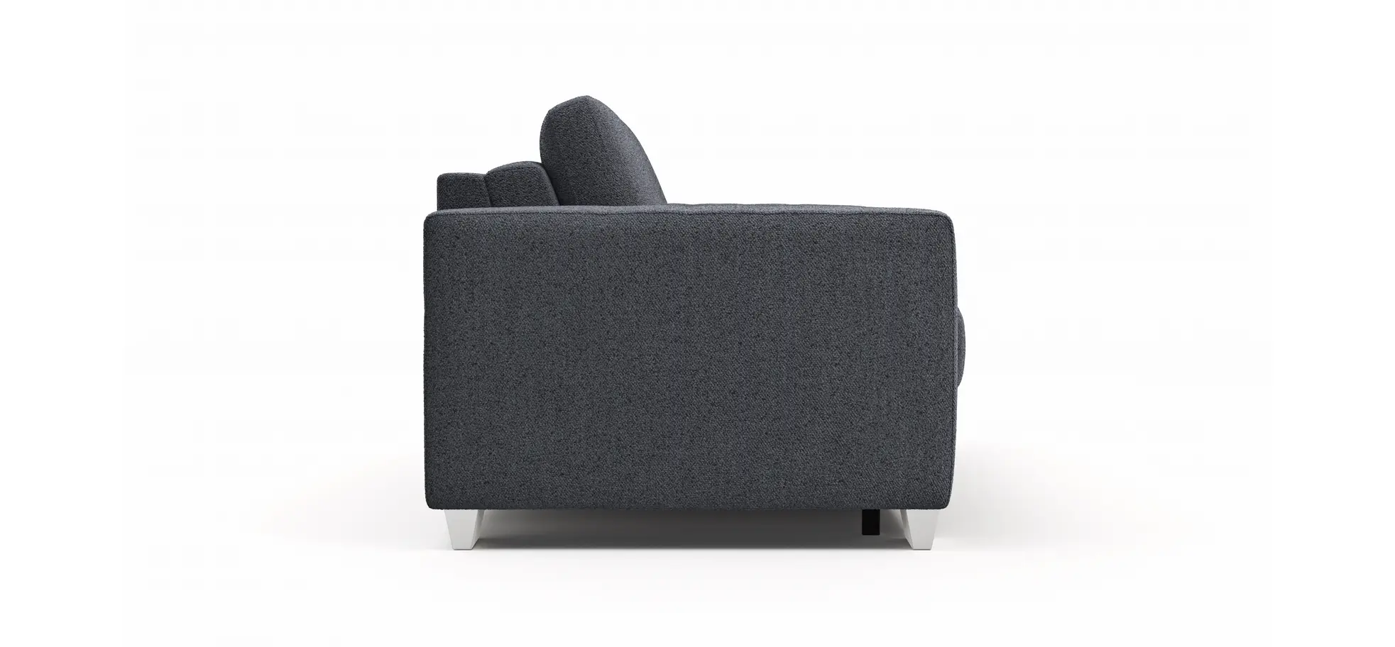 Sofa Nuoro - 2,5-Sitzer inkl. Schlaffunktion, Armlehne breit, Stoff, Eisblau