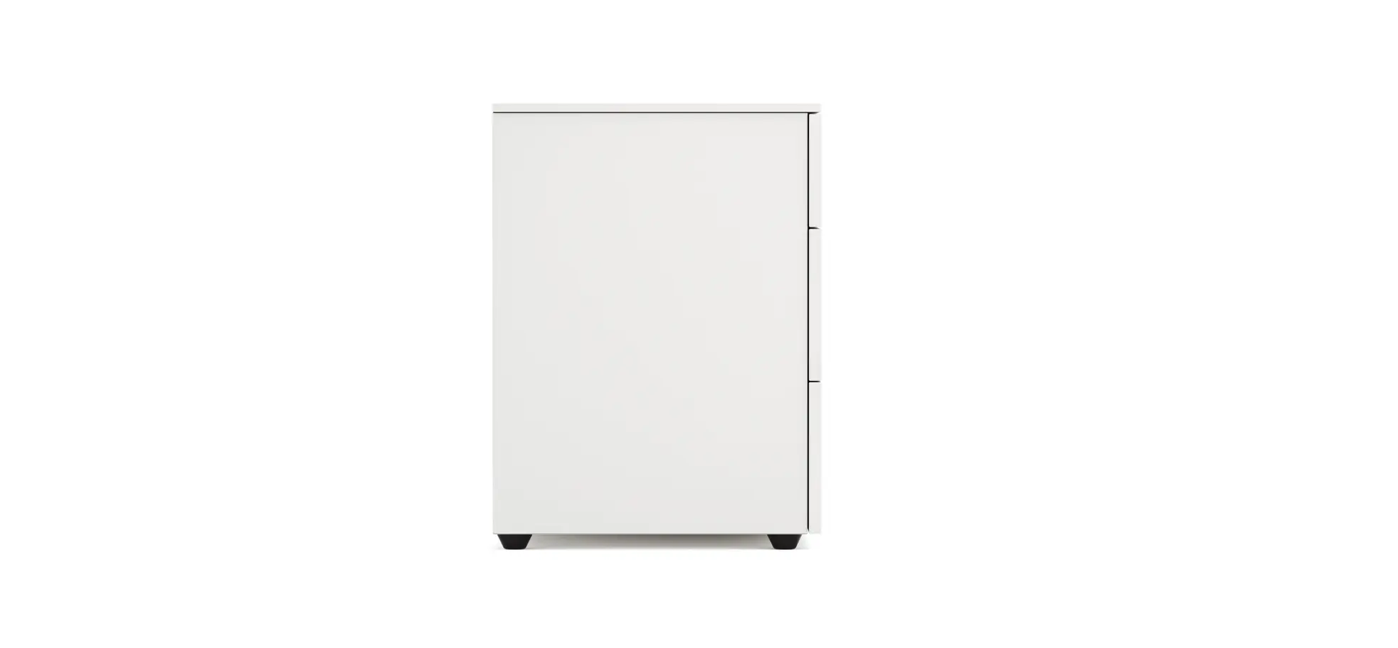 Kommode Loretto - BHT ca. 127x70x51 cm, Lack matt, Weiß
