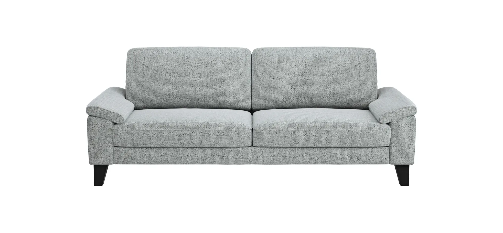 Sofa Oviedo - 3-Sitzer, Stoff, Hellgrau 102293