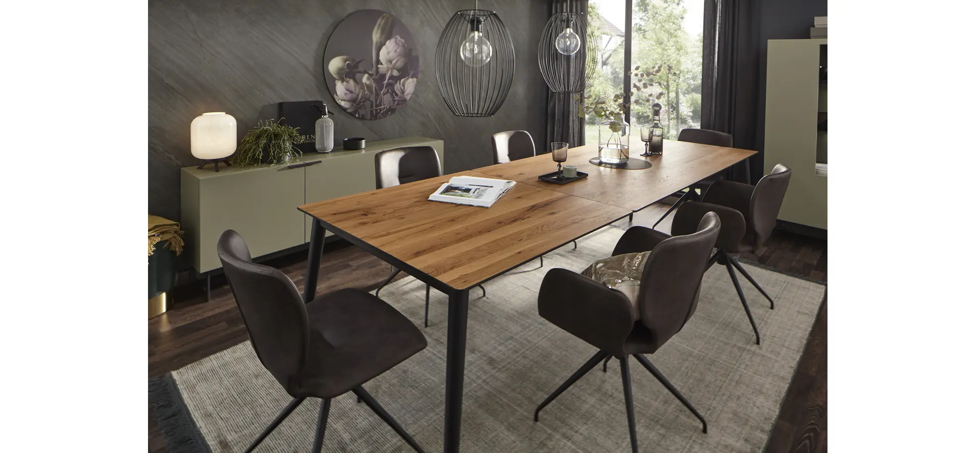 Stuhl Saltino - Leder, Dunkelbraun