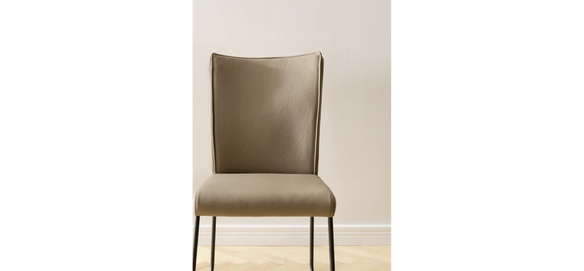 Stuhl Florea - Leder, Kitt