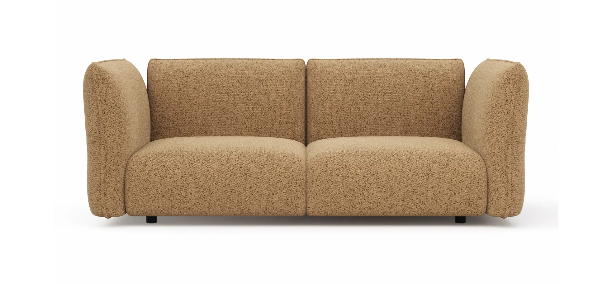 Sofa Motone - 3-Sitzer, Stoff, Kurkuma