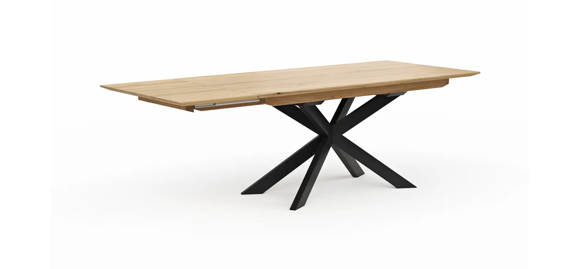 Esstisch Talara Lola - ausziehbar, LB ca. 180x90cm, Wildeiche Bianco