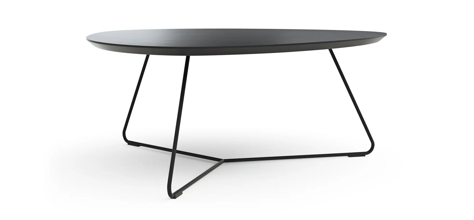 Couchtisch Fano - LBH ca. 87x78x33 cm, Fenix, Schwarz