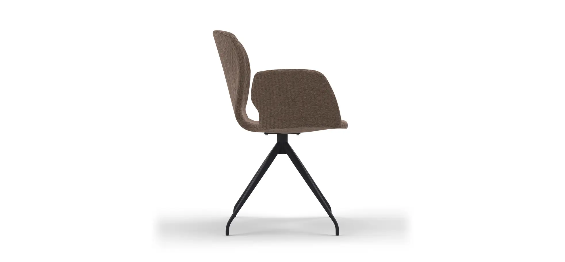 Armlehnstuhl Saltino - Stoff, Taupe