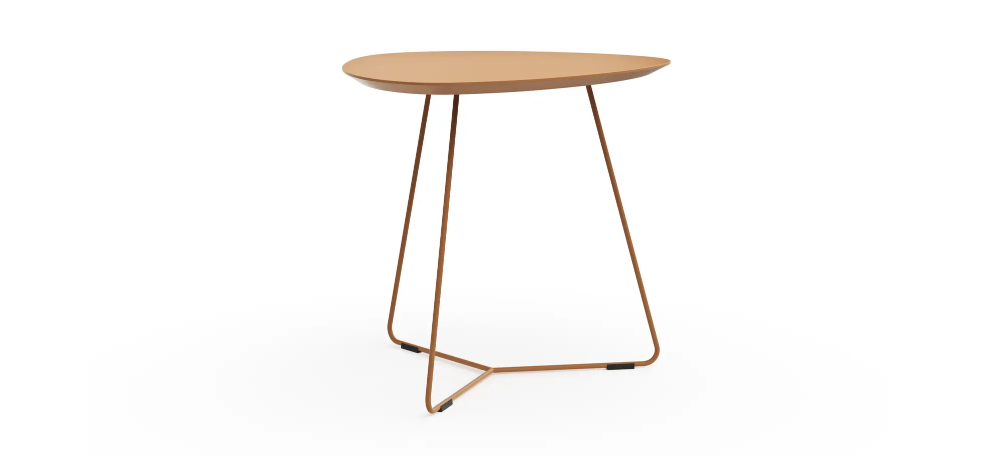 Ecktisch Fano - LBH ca. 59x50x50 cm, Fenix, Beige