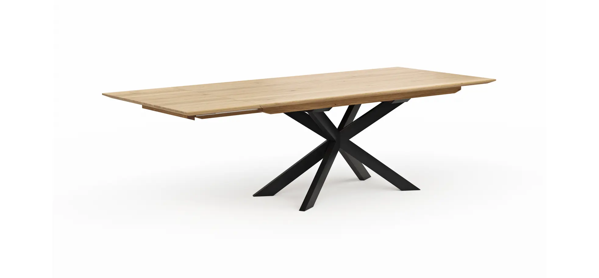 Esstisch Talara Lola - ausziehbar, LB ca. 200x100cm, Wildeiche Bianco