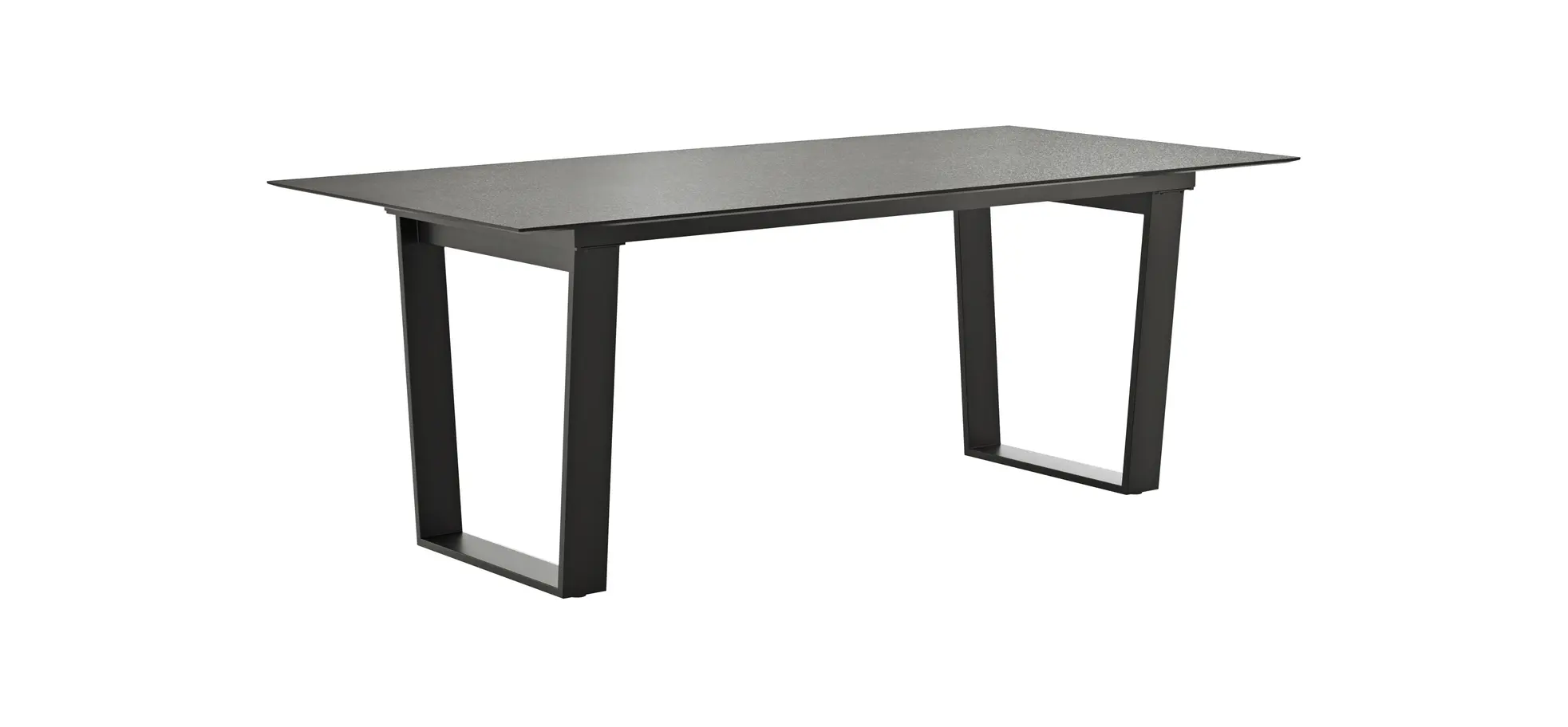 Esstisch Dinner - LB ca. 200x95 cm, Kunststoff, Dunkelgrau 106235